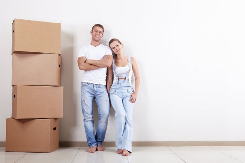 Student removals van arranged for a Kennington flat move