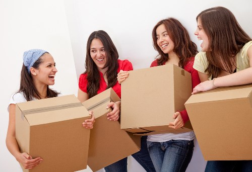 Careful handling of furniture and boxes during a removal service in Kennington