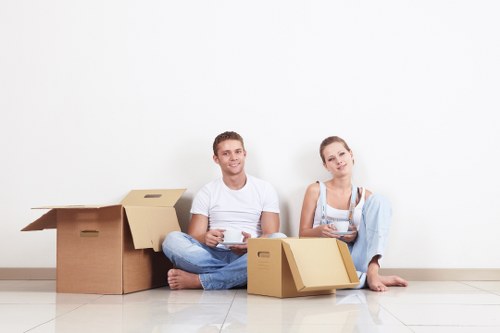 Removal team handling same-day furniture loading in Kennington