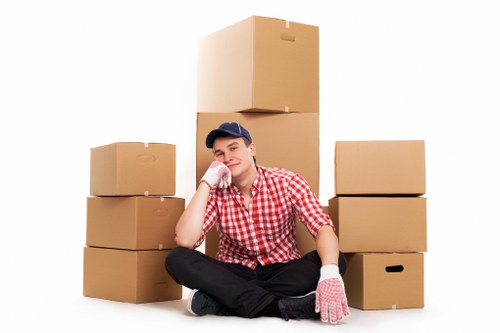 Office and home removals support for customers in Kennington